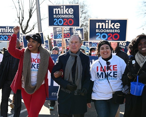 미국 민주당 경선에 나선 마이클 블룸버그 전 뉴욕 시장이 중도성향 유권자들에게 유력한 대안으로 떠오르고 있다. 사진=마이클 블룸버그 선거캠프 홈페이지 갈무리