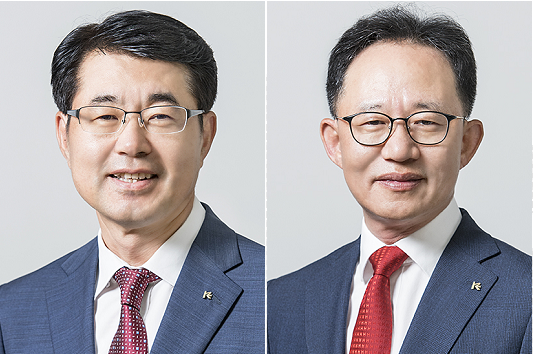 한국수출입은행은 지난 24일 프로젝트금융본부장에 신경택 기획부장(왼쪽)을, 신설되는 경협사업본부장에 이상호 해외사업개발단장을 선임했다. 사진=한국수출입은행