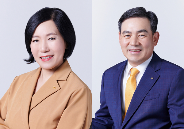 박정림(왼쪽)·김성현 KB증권 공동대표. 사진=KB금융지주