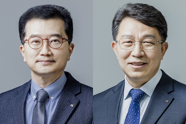 안종혁 신임 부행장(왼쪽)과 유연갑 신임 준법감시인. 사진=한국수출입은행