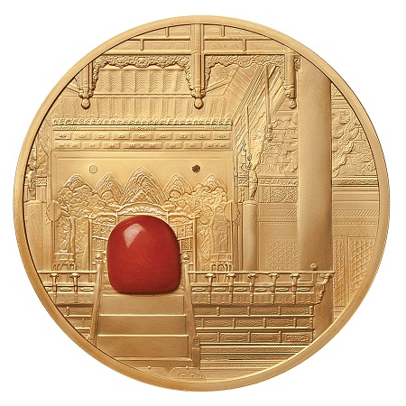 경복궁 기념메달 앞면. 이미지=한국조폐공사 제공