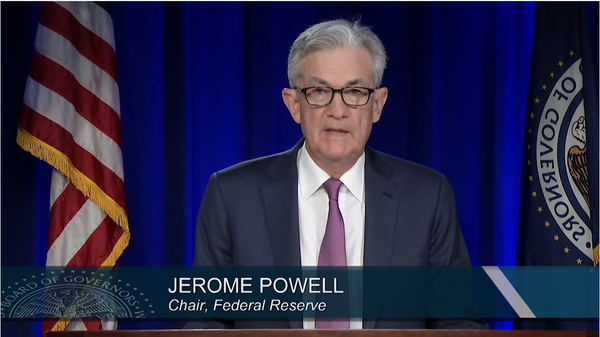 제롬 파월 미 연준 의장. 출처=연방준비제도(Federal Reserve, the Fed) 공식 유튜브 채널 캡쳐