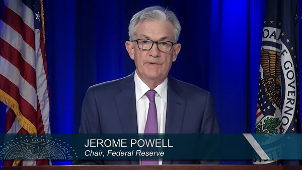 제롬 파월 미국 연방준비제도 의장은 22일(현지시간) FOMC 후 기자회견에서 헝다그룹 위기는 중국에 국한된 문제라고 설명했다. 사진=연방준비제도