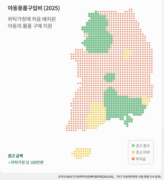 [사진-전국 해외 도박 사이트해외 도박 사이트아동 지원 현황 조사 결과, 출처-초록우산]
