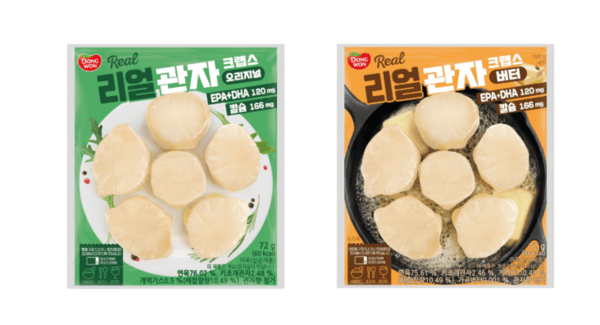 동원F&B, 프리미엄 맛살 '리얼 관자 크랩스' 2종 출시 - 뉴스 썸네일 이미지