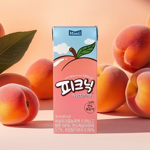 매일유업 ‘피크닉 천도복숭아’,  편의점  출시 4개월만에 200만팩 돌파