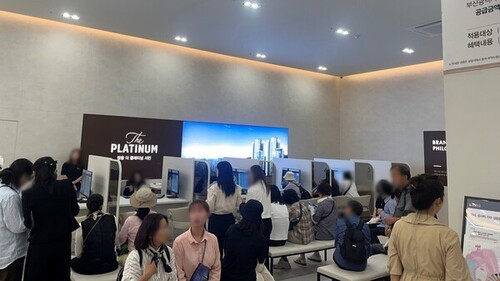 쌍용건설 ‘쌍용 더 플래티넘 서면’ 견본주택 고객 방문 이어져